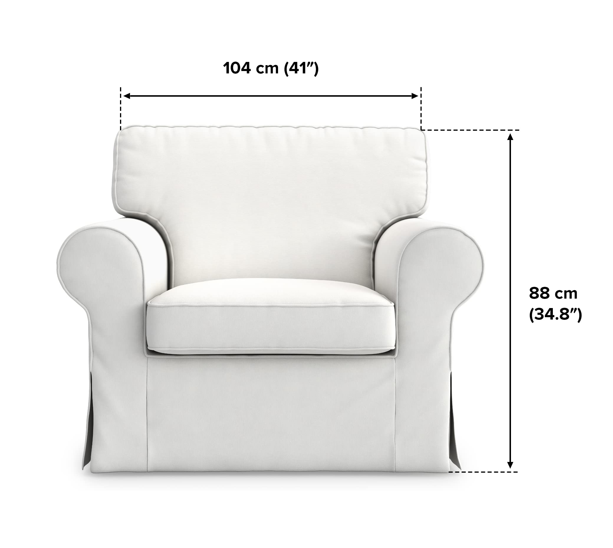 Amazon.com: FMCTL Ektorp Chair Cover Replacement for IKEA Ektorp